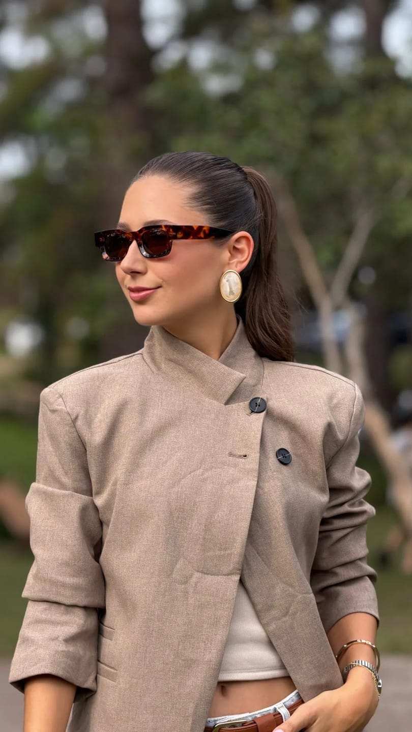 Customer photo review of Beatrice Spring Travel Blazer