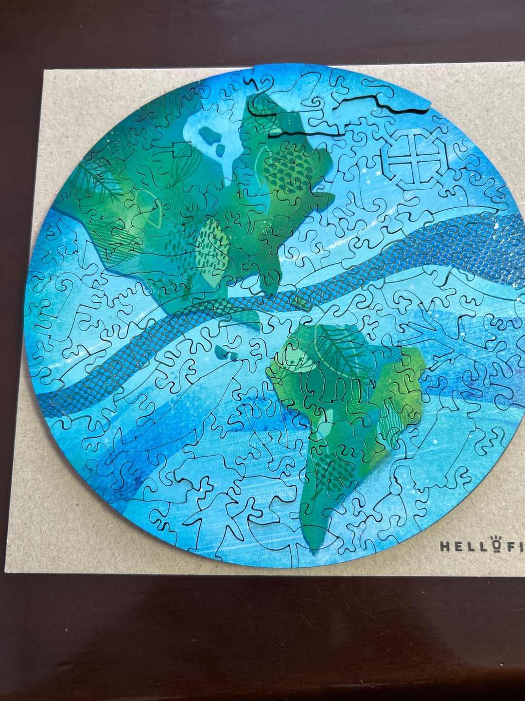 Customer photo review of 【６月入庫分予約】宇宙の破片 EARTH  地球と専用フレームセット