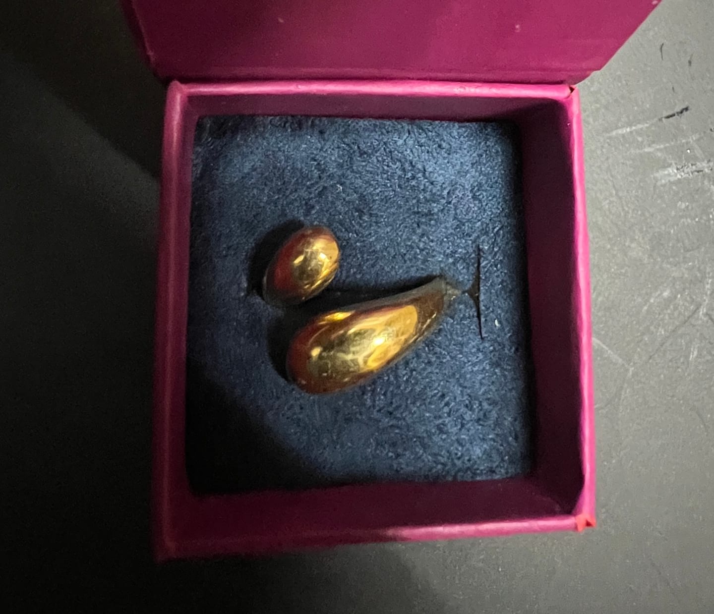 Customer photo review of Sleek Open Dome 925 Sterling Silver Ring for Women