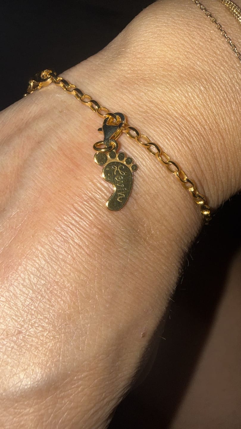Customer photo review of Charm "Babyfuß"