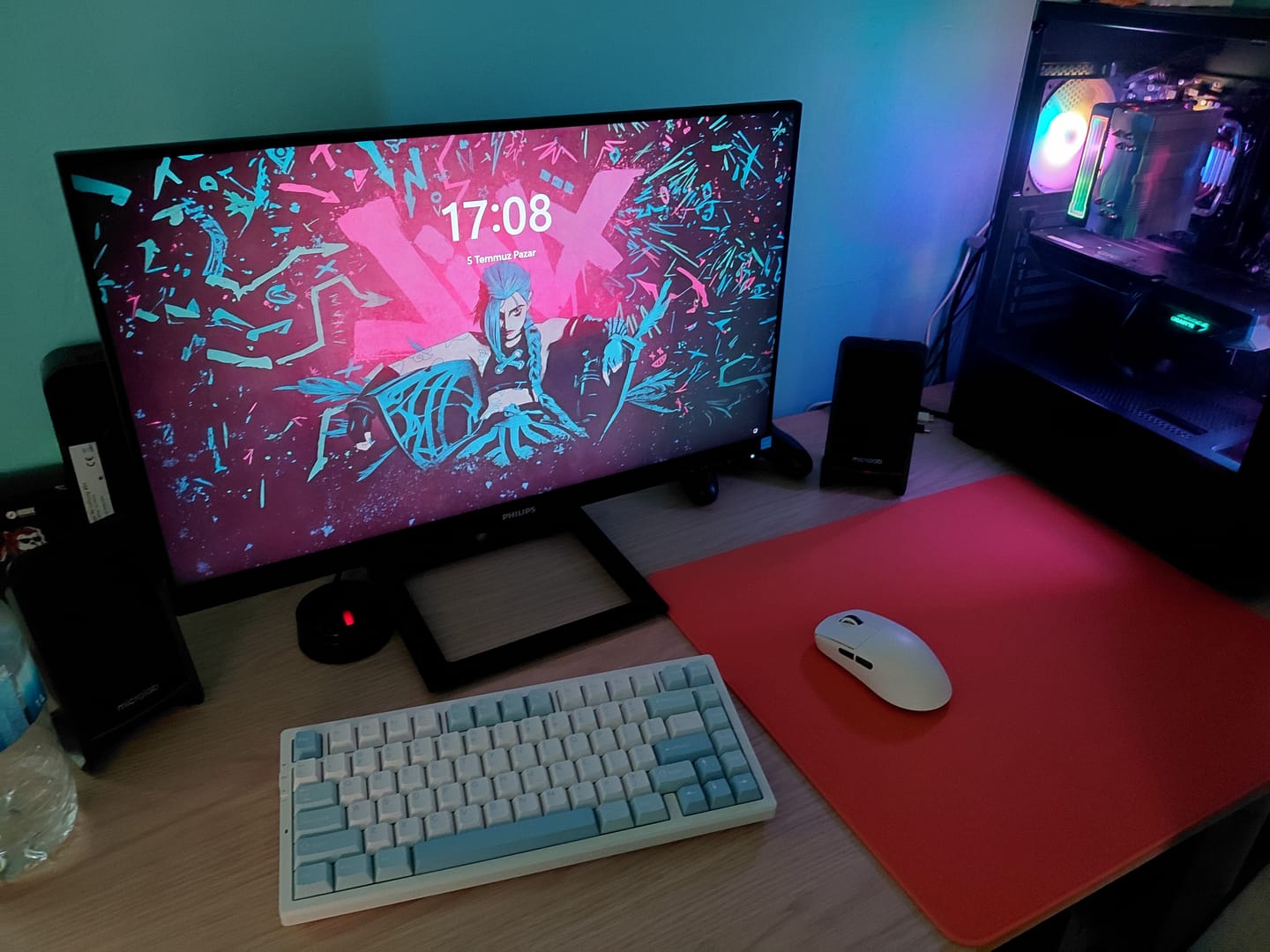 Customer photo review of ATK Sky Mousepad
