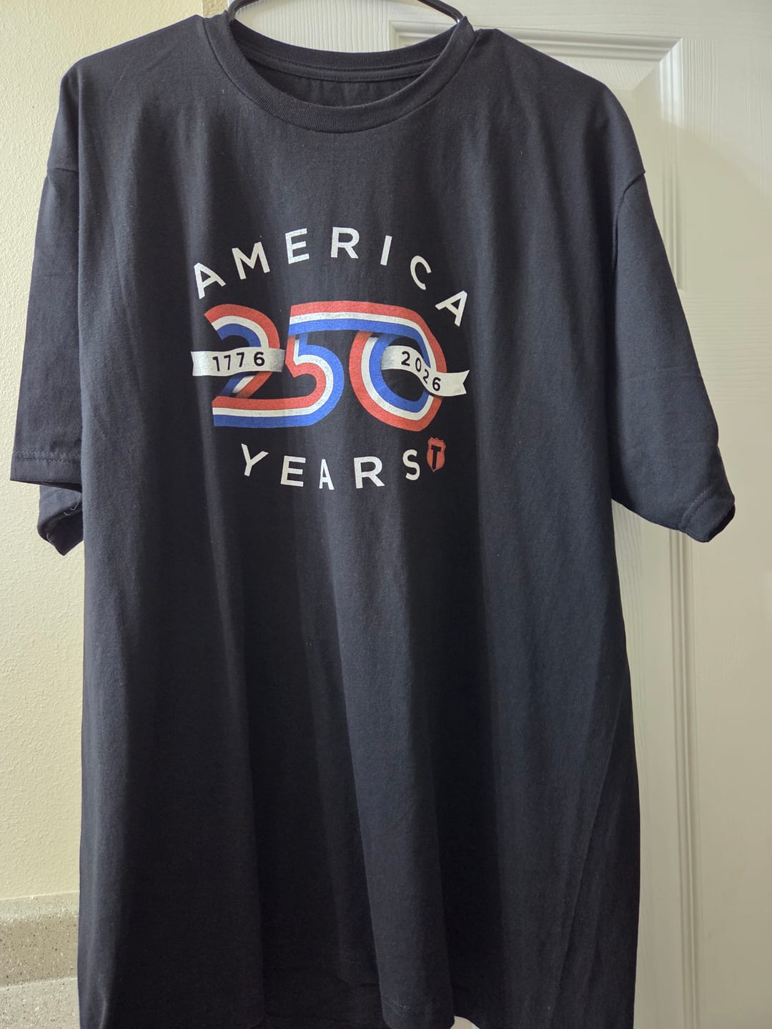 Customer photo review of 250 years T-shirt