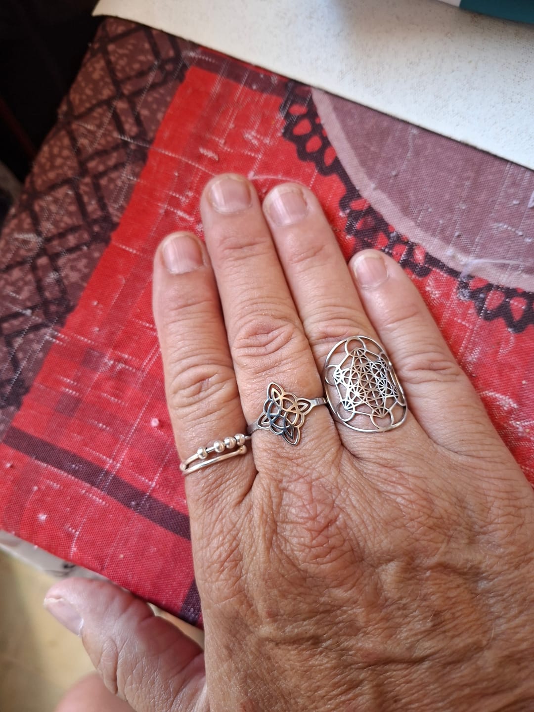 Customer photo review of Bague Ajustable Métatron