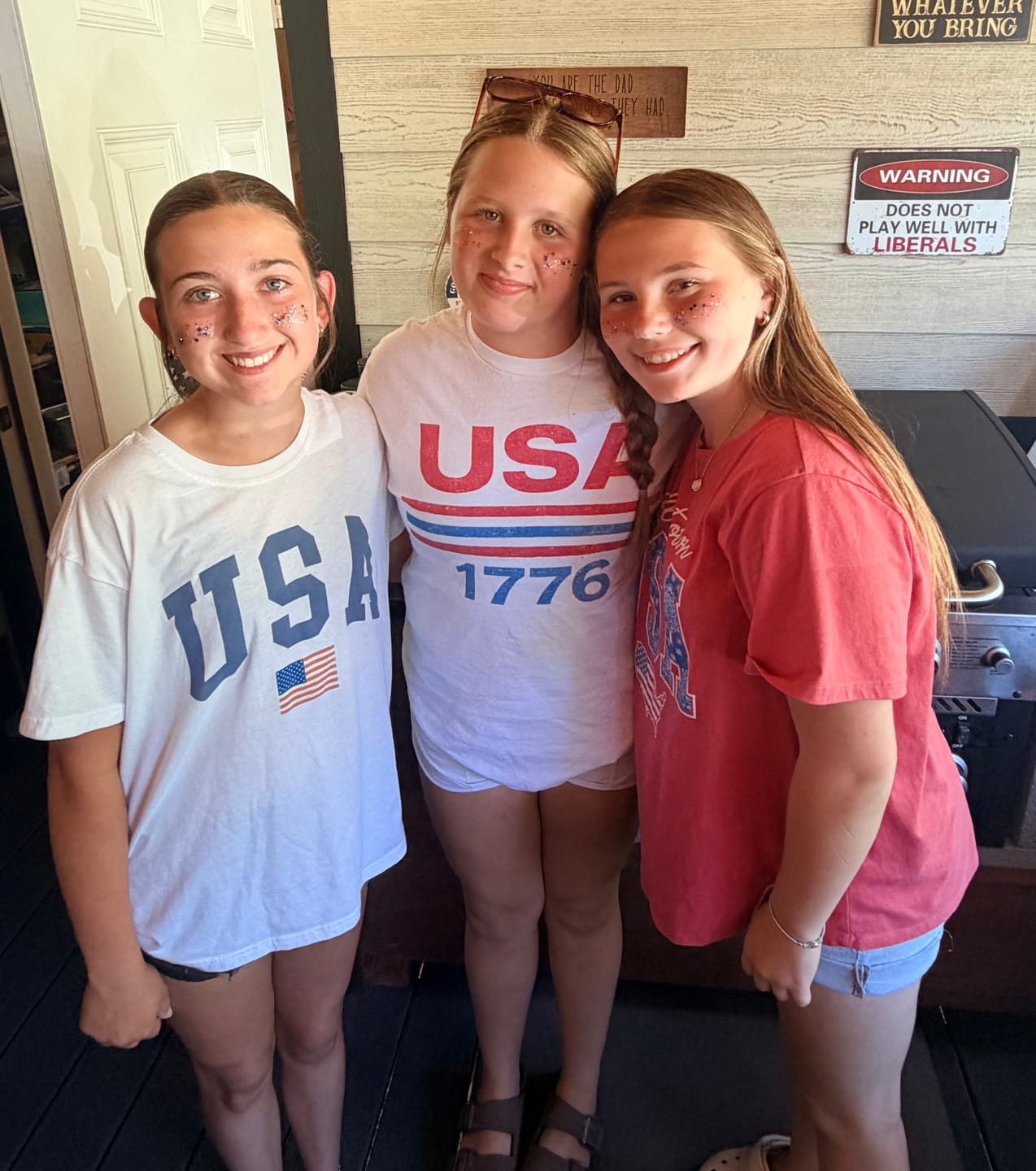 Customer photo review of USA Est 1776 Graphic Tee