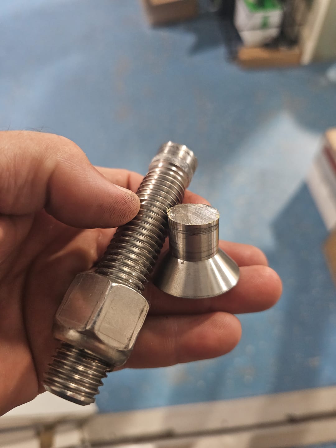 Customer photo review of Main ¾-10 Stainless Hardware
