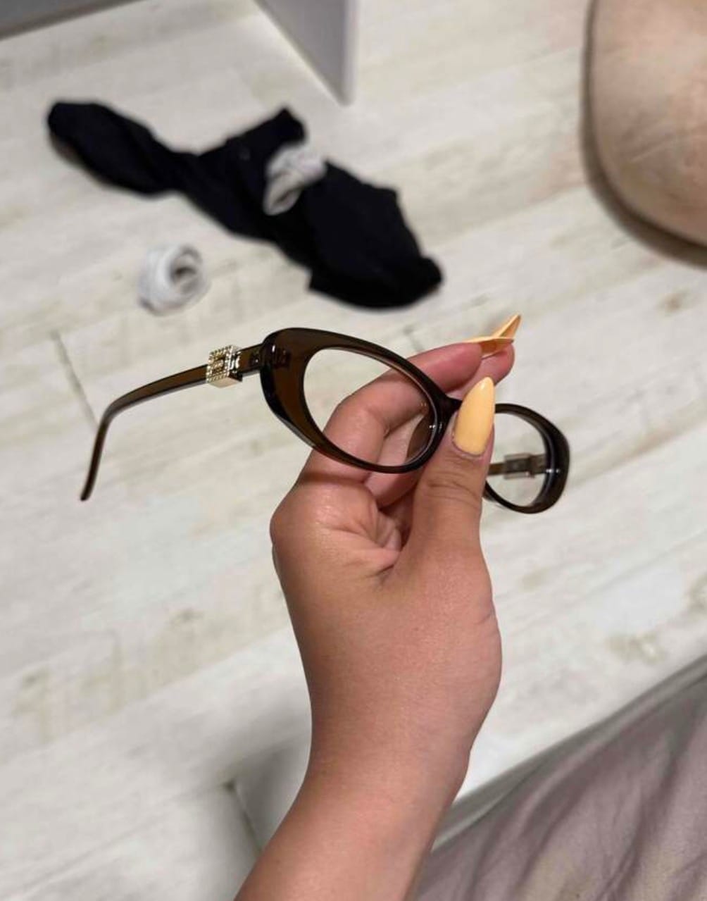 Customer photo review of Lentes de luz azul - Sabrin.