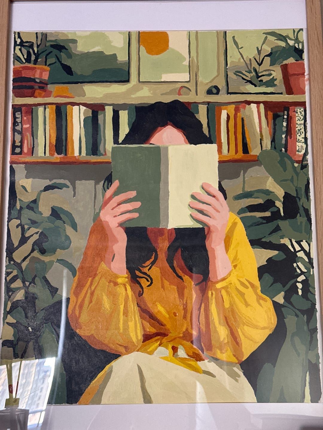 Customer photo review of Hidden Between Pages | Paint by Number