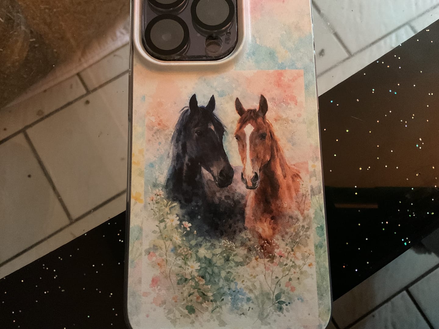 Customer photo review of Personalisierte Handyhülle - Aquarell