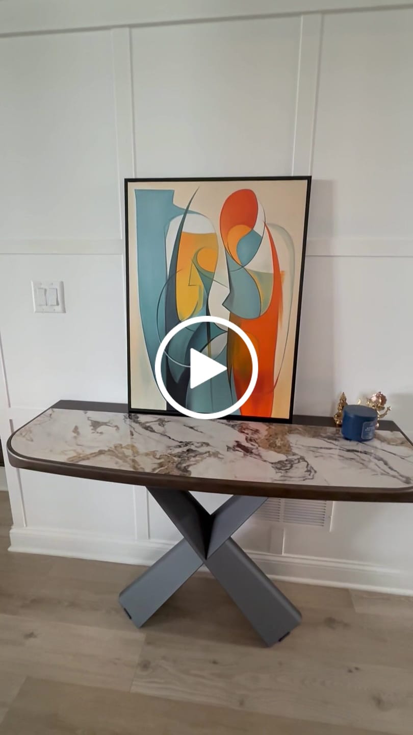 Customer video review of Contemporary Abstract Minimalist Wall Art #CM001