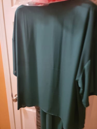 Customer photo review of Men's Solid Color Semi Sheer Casual Two Pieces Outfit SKUL53020