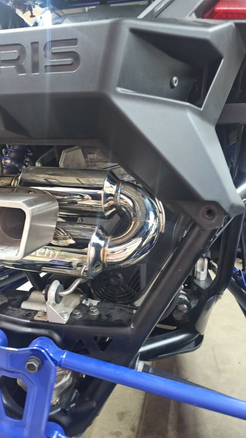 Customer photo review of RPM Polaris RZR Pro R 3" DUAL Sport Muffler W/ 3" Tip