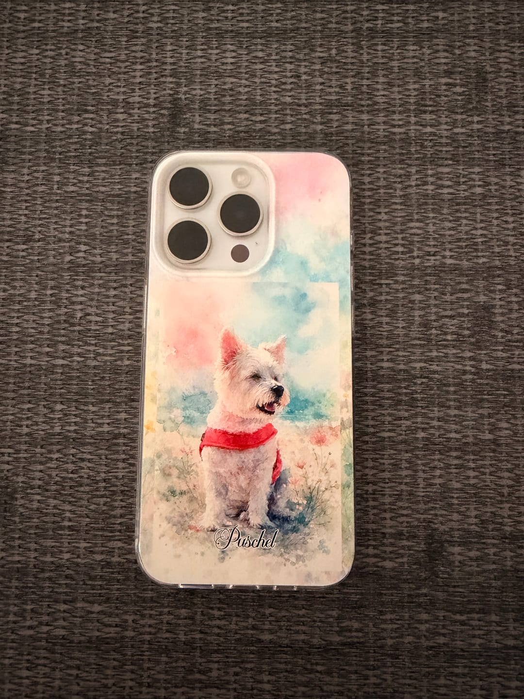 Customer photo review of Personalisierte Handyhülle - Aquarell