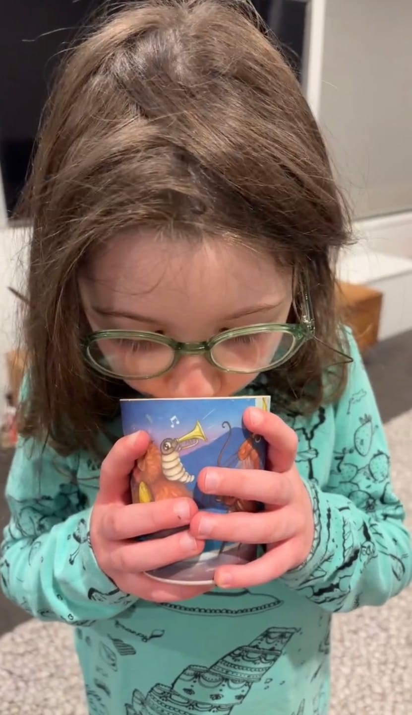 Customer photo review of Chocolate Bone Broth Powder