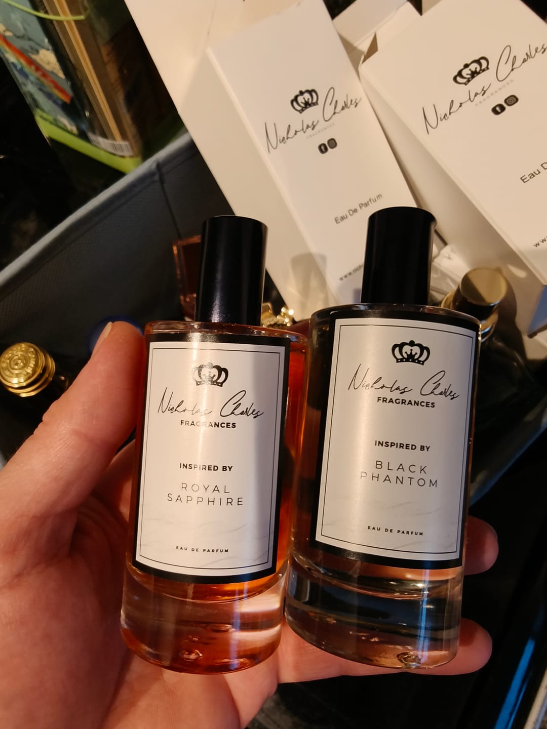 Customer photo review of Buy One Get One FREE on 30ml, 50ml & 100ml Fragrances