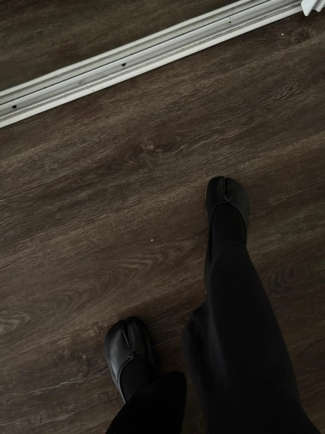 Customer photo review of Sally Split Toe Ballet Flats