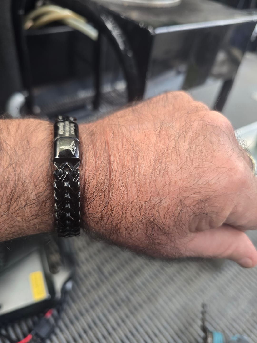 Customer photo review of Guardian Weave Medical ID Bracelet
