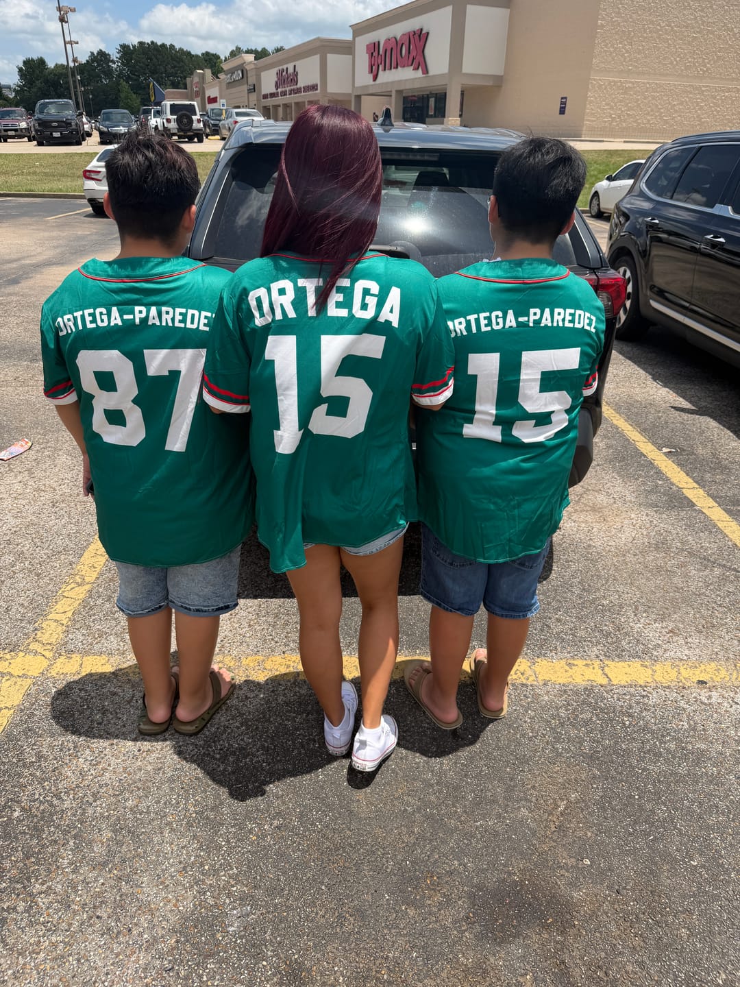 Customer photo review of Custom Mexico Baseball Jersey Mexican Fan Green – Personalized Name Number