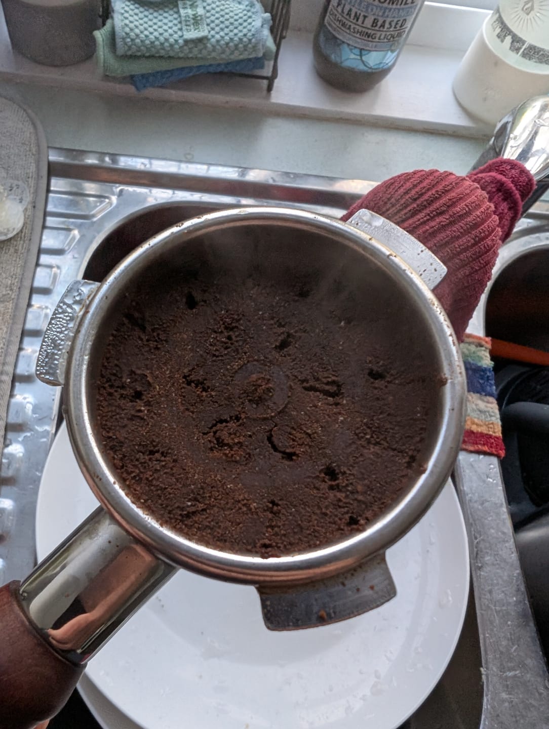 Customer photo review of High Diffusion Espresso Shower Screen - Breville