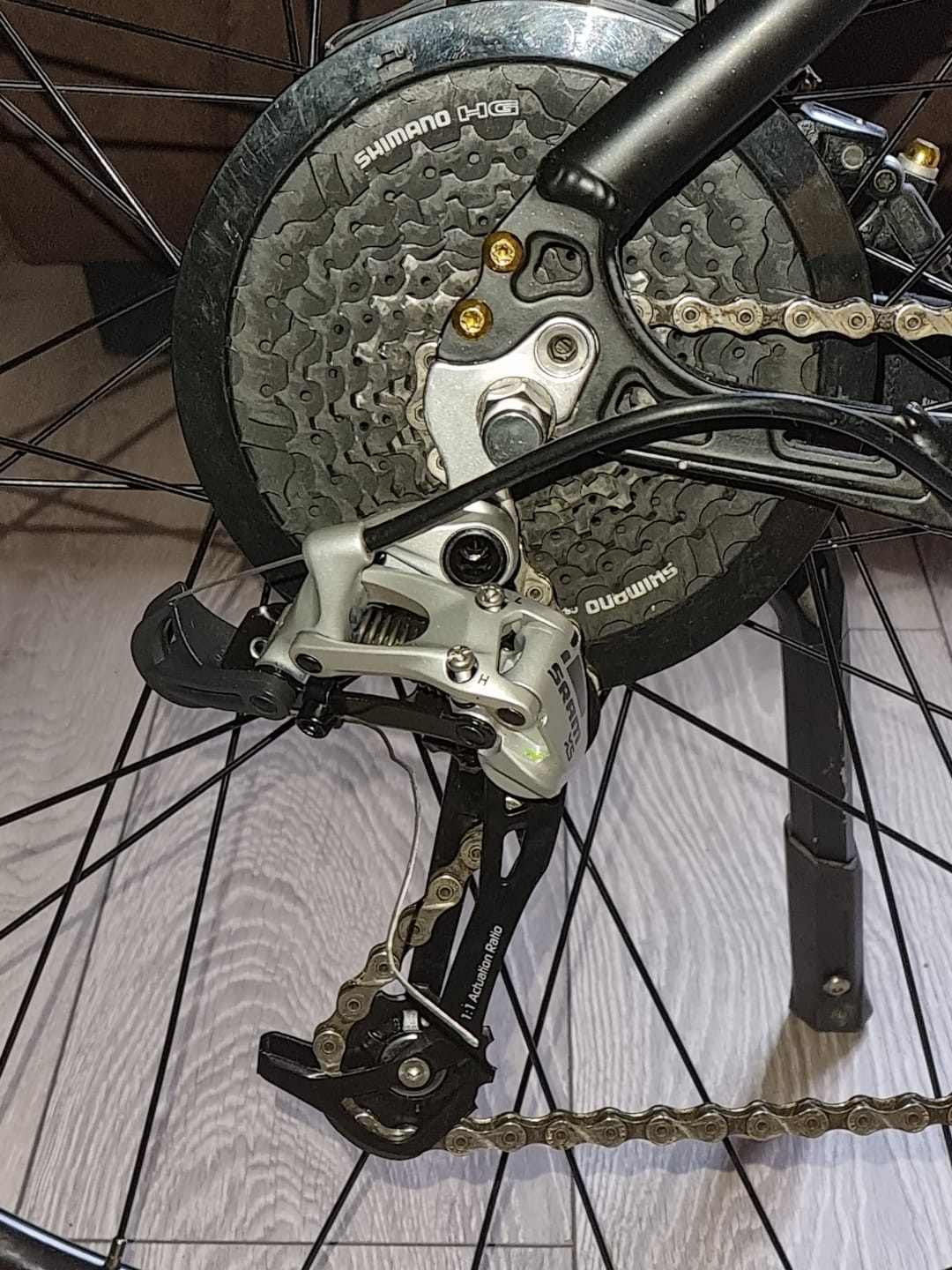 Customer photo review of SRAM X5 8 / 9 Speed Rear Derailleur - Silver