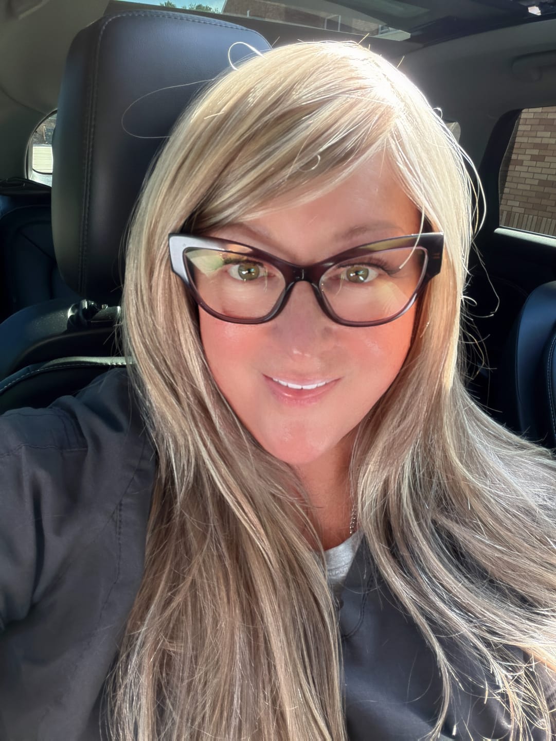 Customer photo review of Virgin Genius Weft Hair Extensions Blonde Highlights #P8/60