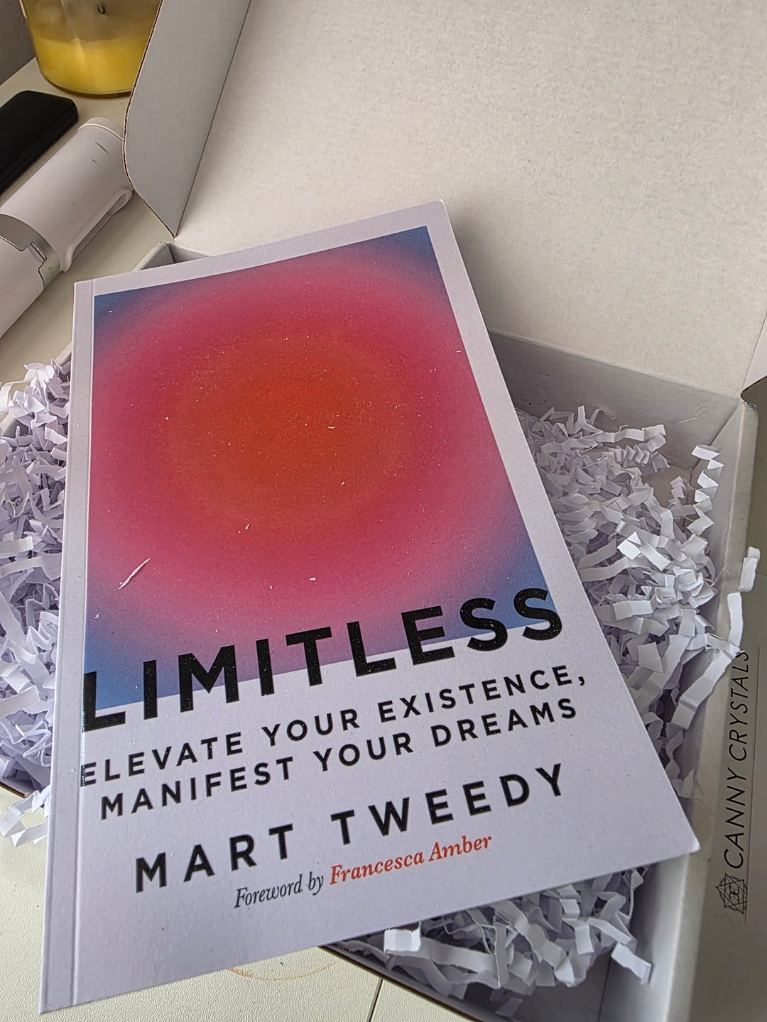 Customer photo review of LIMITLESS: Elevate your existence, manifest your dreams (Signed edition)