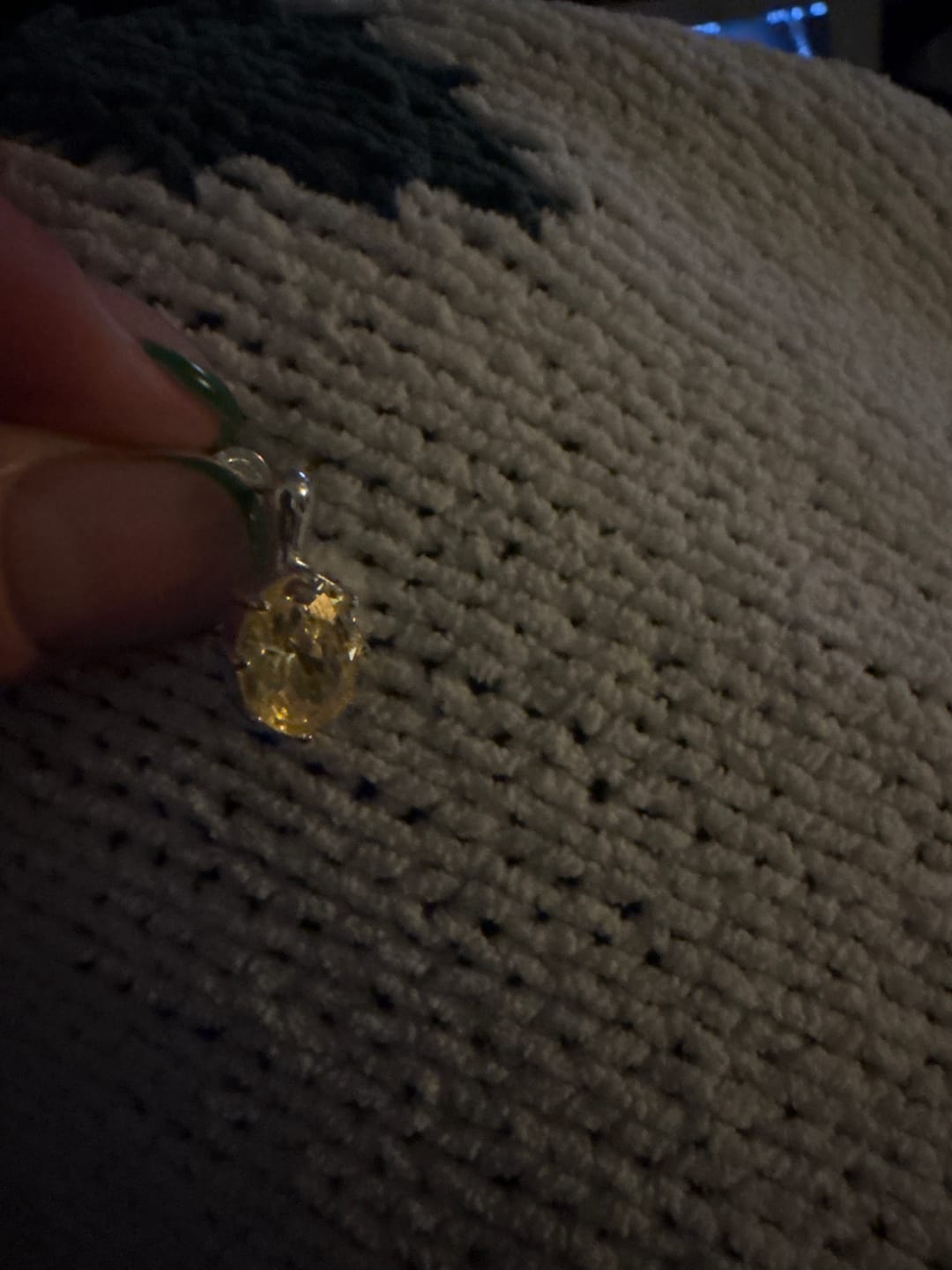 Customer photo review of The Romy Earrings