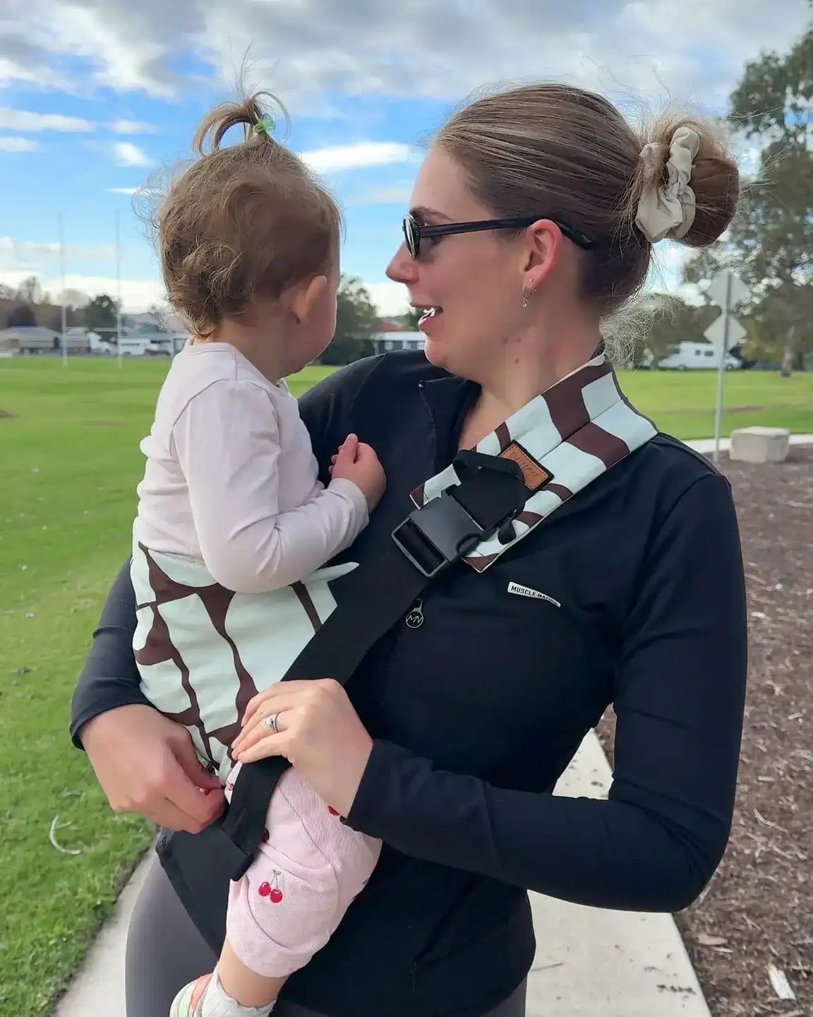 Customer photo review of POUCH™ TODDLER CARRIER