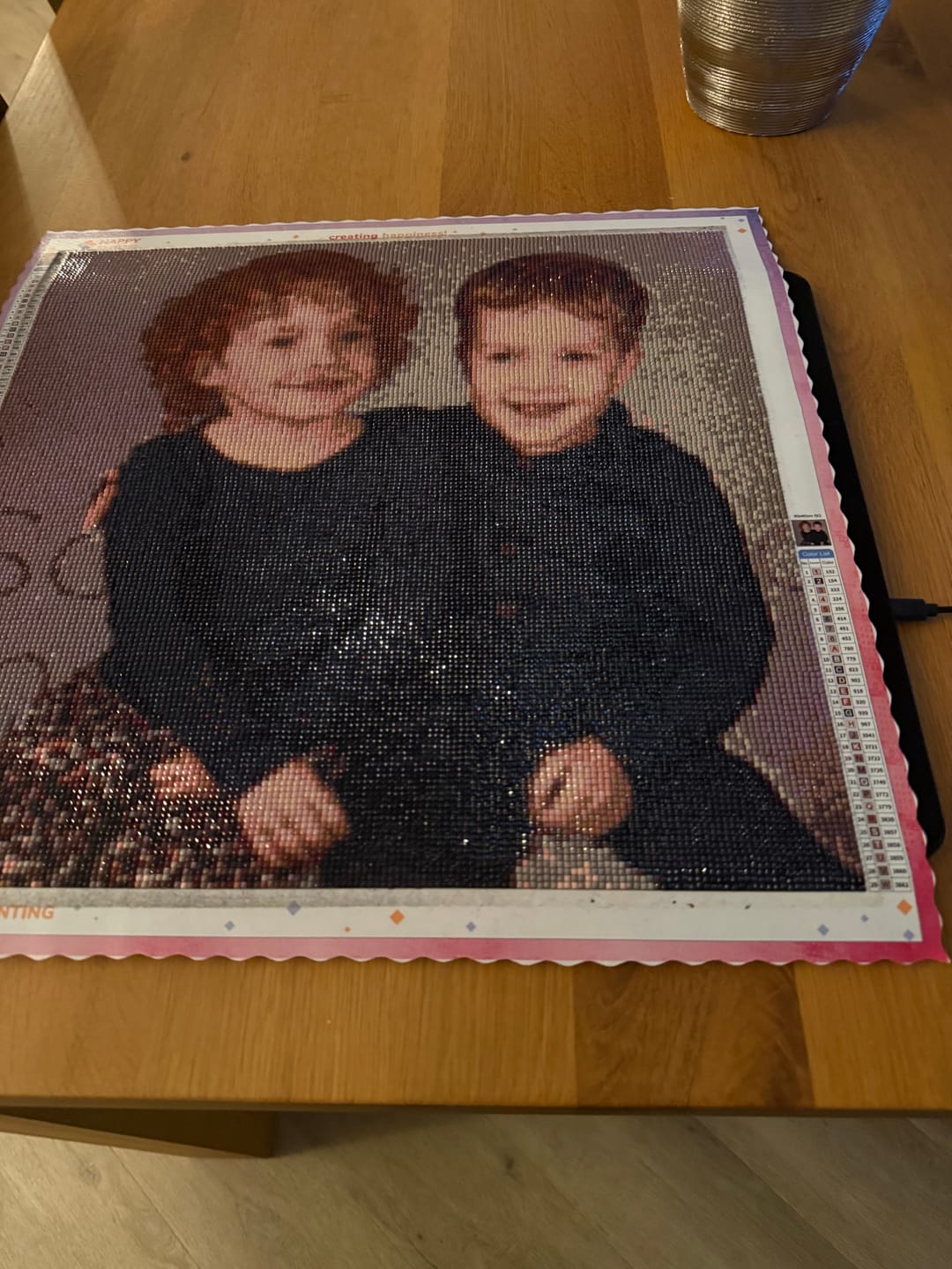 Customer photo review of Eigen Foto Diamond Painting