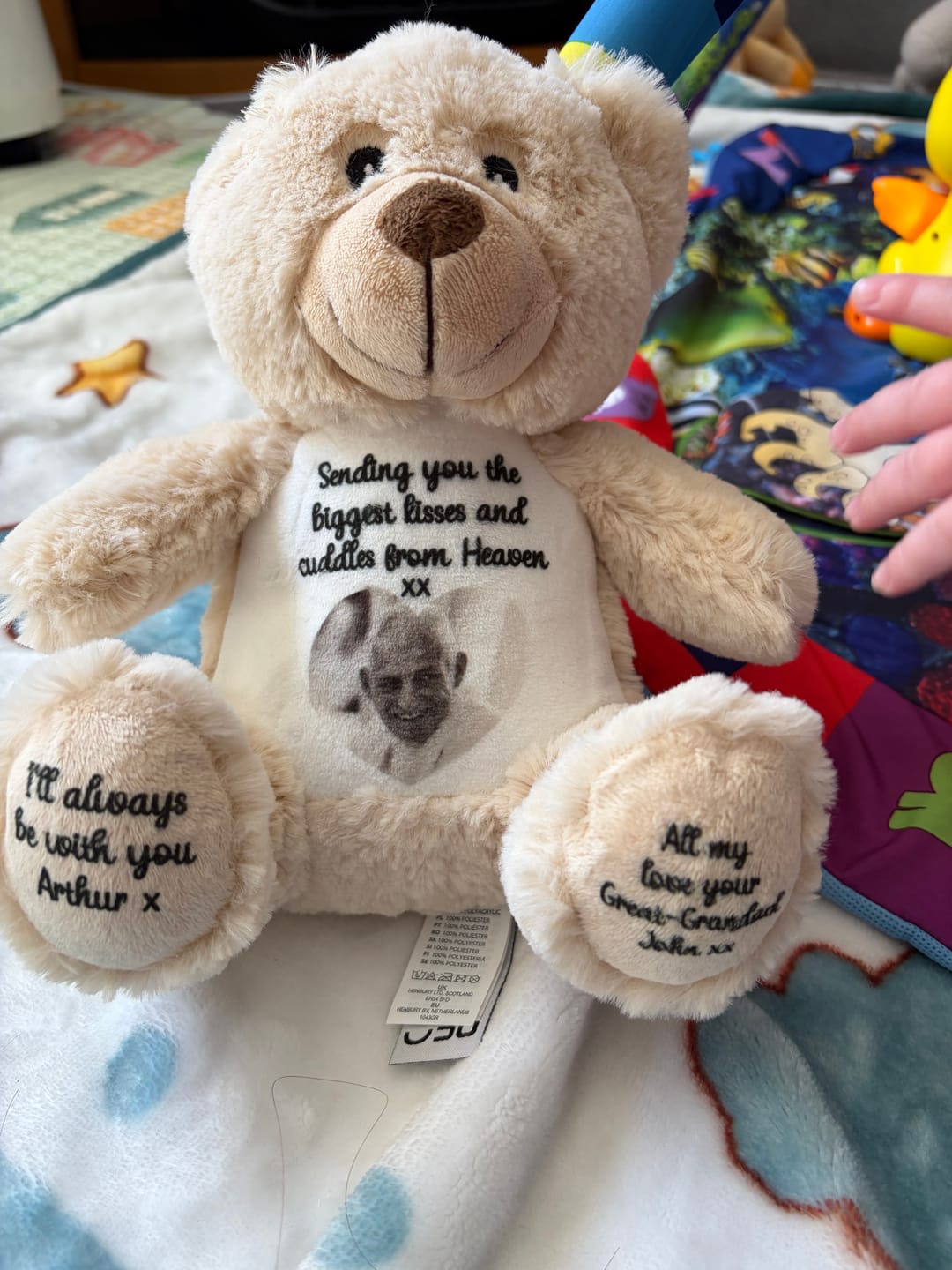 Customer photo review of Item Personalisation