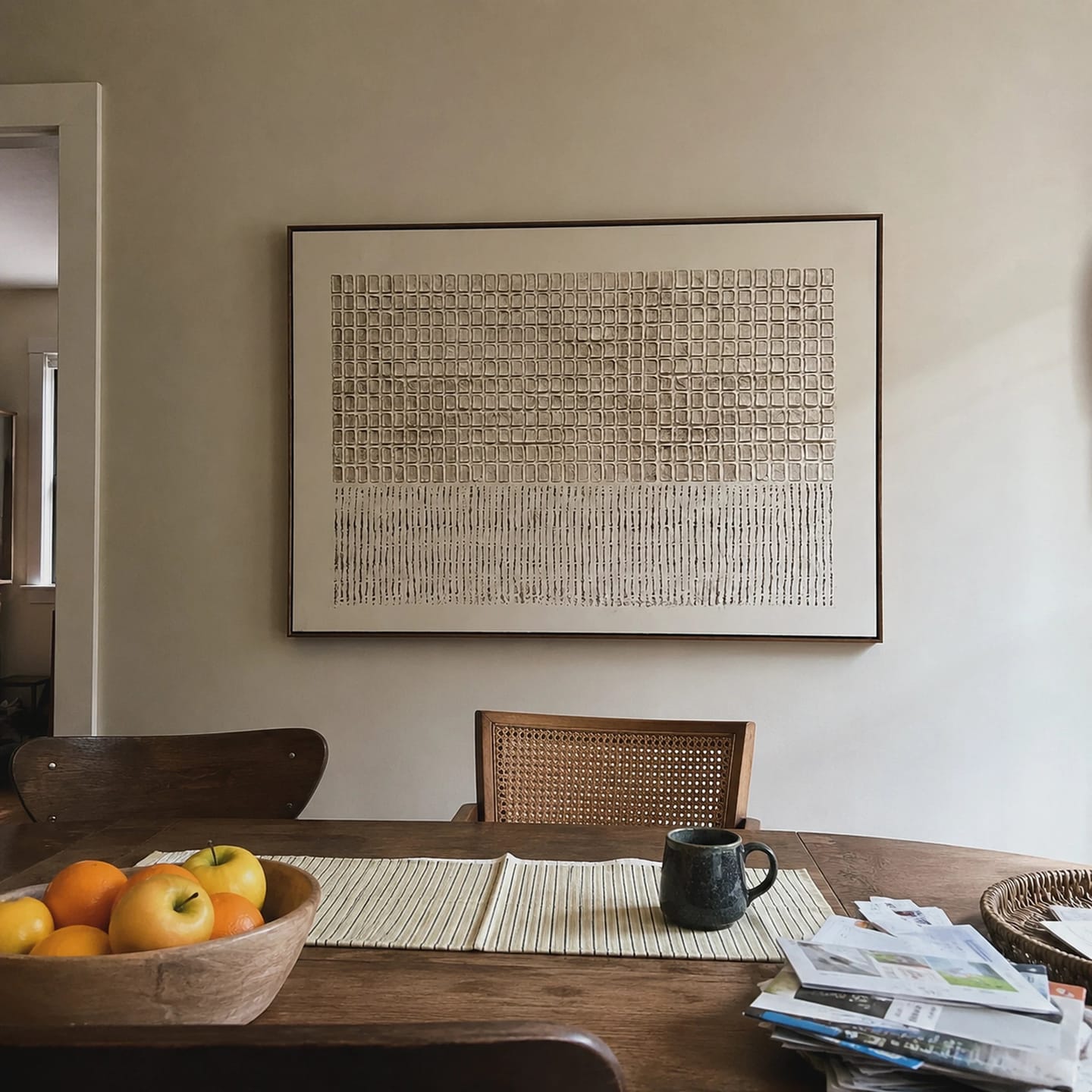 Customer photo review of Textured Wall Art ｜ Chalky-Mosaic-Groove