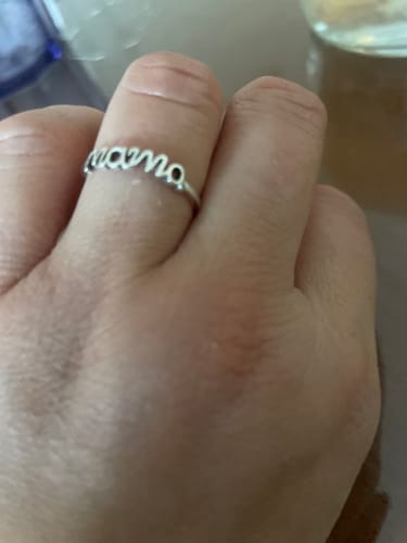 Customer photo review of Anillo Mama Ring
