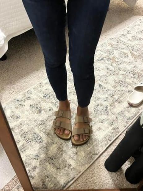 Customer photo review of Sandales Confort Suede - Breya