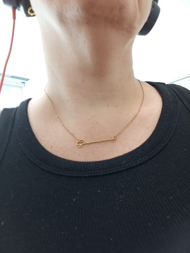 Customer photo review of Collar My Name - Personalizado
