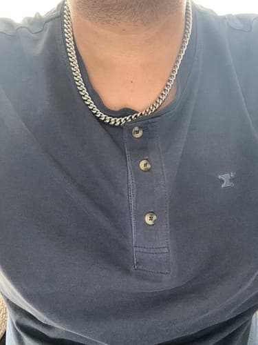 Customer photo review of Cadena Cuban Link 8mm