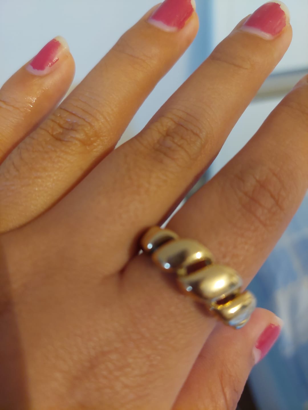 Customer photo review of Sweet Life Bold Ring 14K Vergoldet