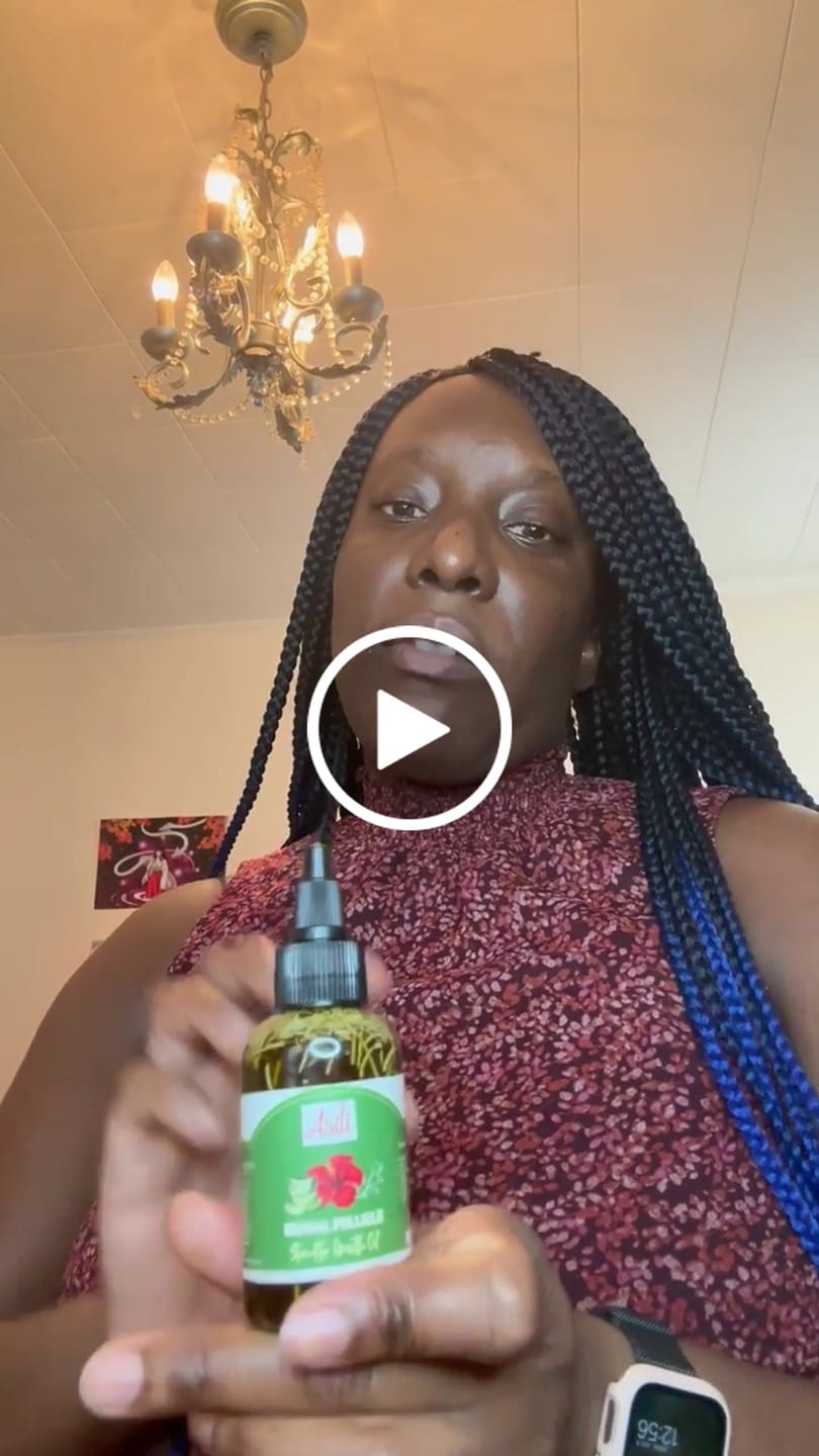 Customer video review of Herbal Follicle Stimulator Oil - Scalp & Hair Strengthening