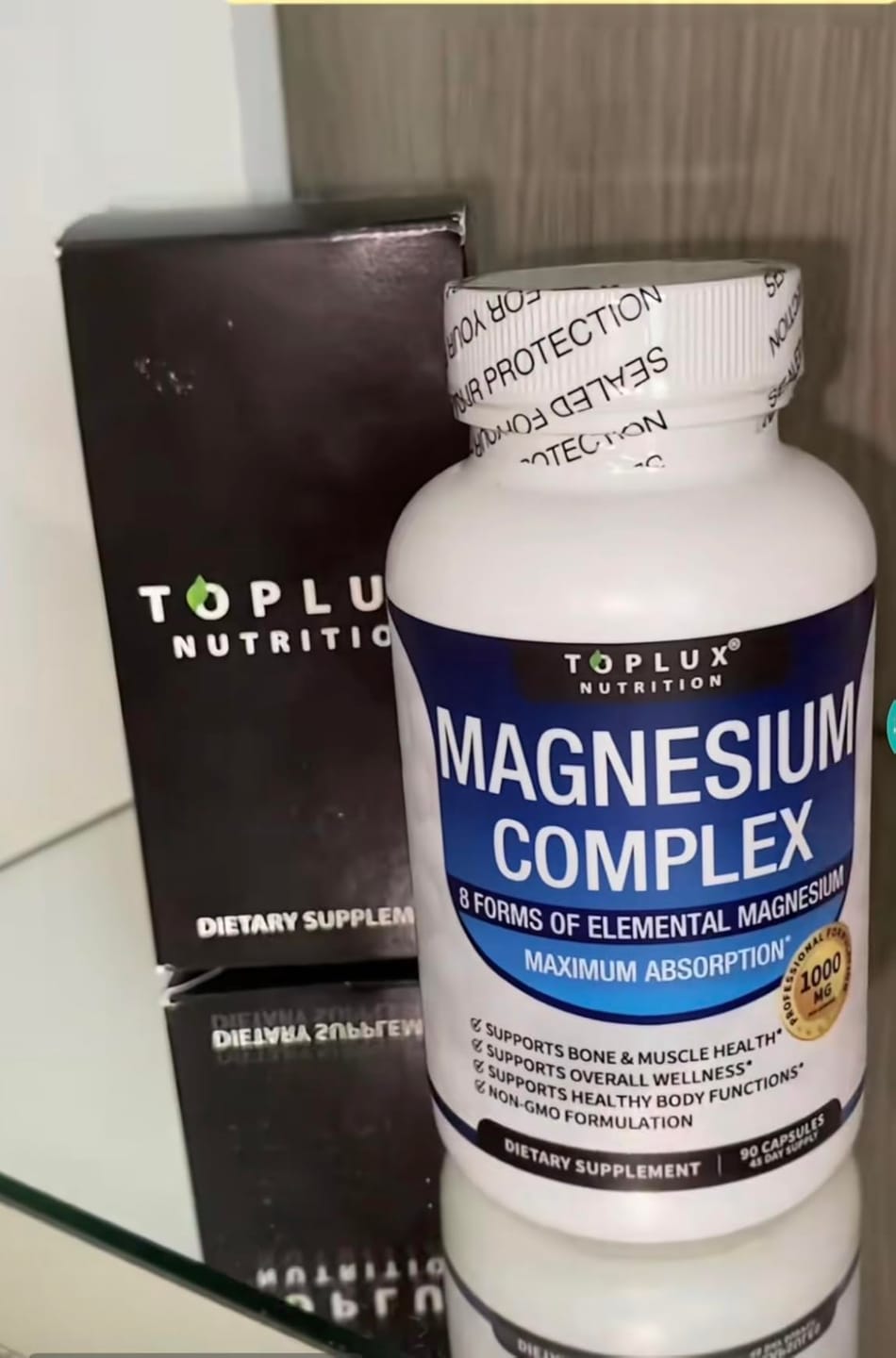 Customer photo review of Magnesio 8 en 1 Apoya mente clara, descanso y bienestar integral