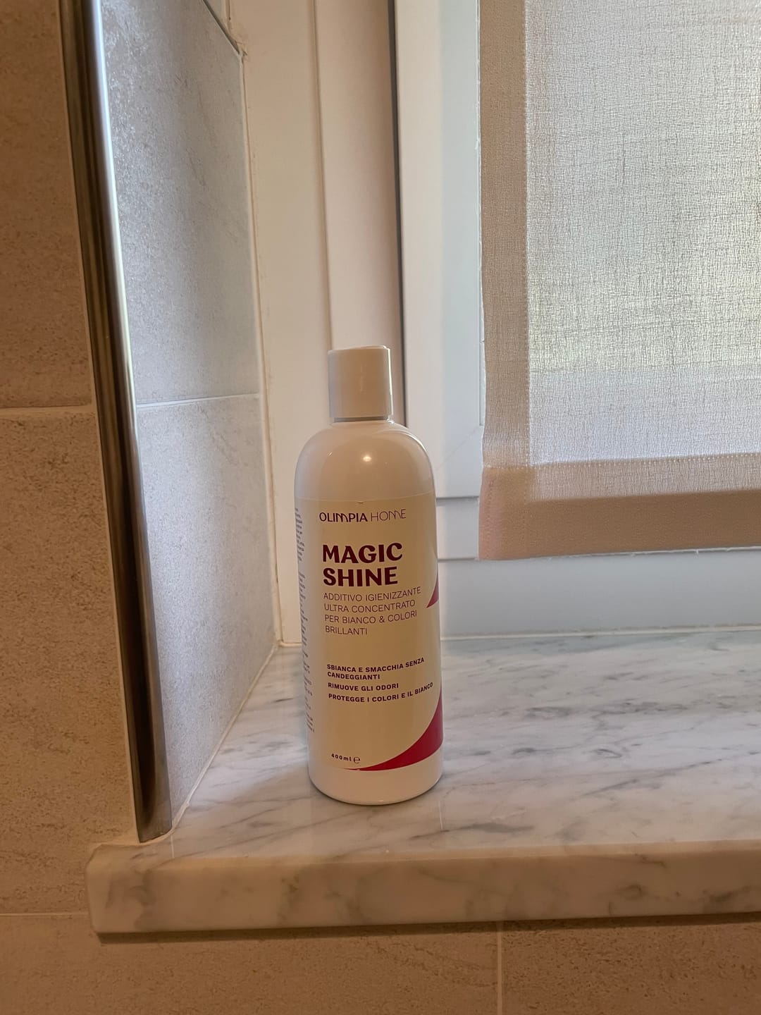 Customer photo review of Magic Shine - Additivo Igienizzante Ultra Concentrato per Bianco & Colori Brillanti Ml.400