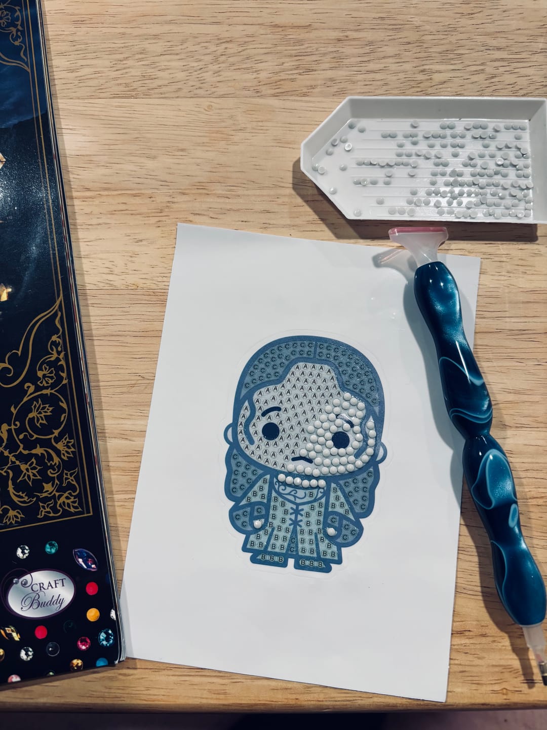 Customer photo review of Harry Potter Crystal Art Sticker Pack