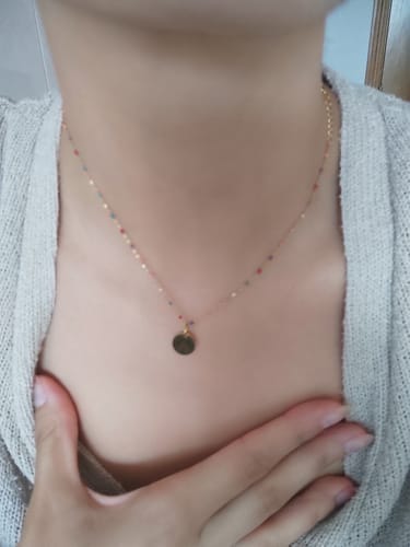 Customer photo review of Collar Letras ABC