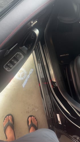 Customer photo review of MERCEDES DOOR LIGHTS