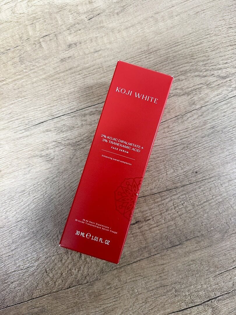 Customer photo review of Kojic Acid & Tranexamic Acid Serum