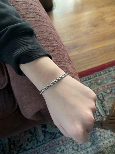 Customer photo review of Pulsera Miami Cuban 5mm