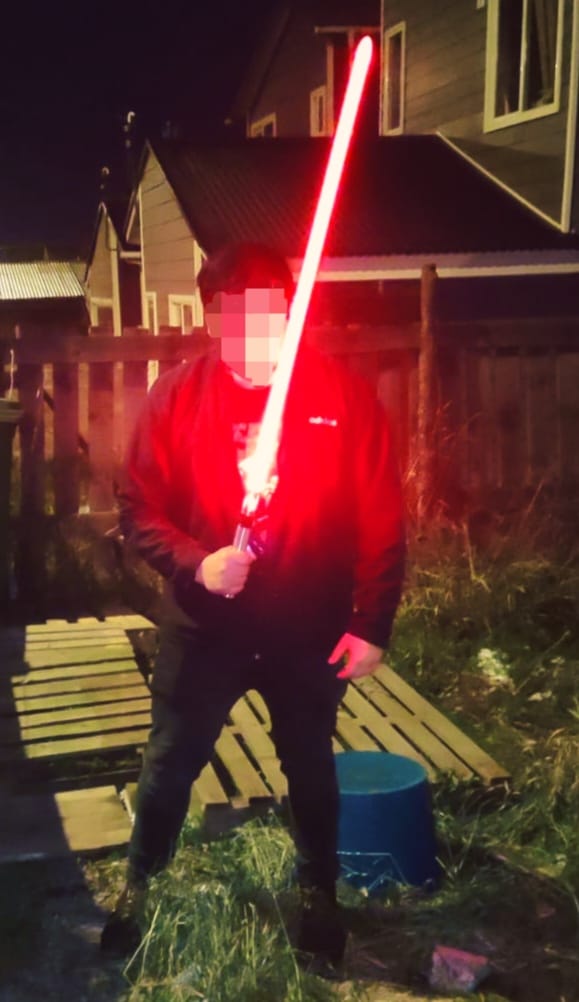 Customer photo review of Preventa - Carbonized Lightsaber