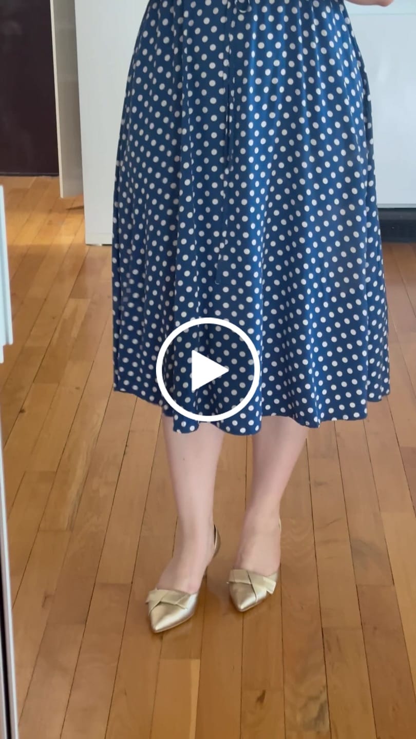 Customer video review of Pantofi damă din piele naturală – Auriu Bej cu toc subțire și fundă elegantă Smile and Love