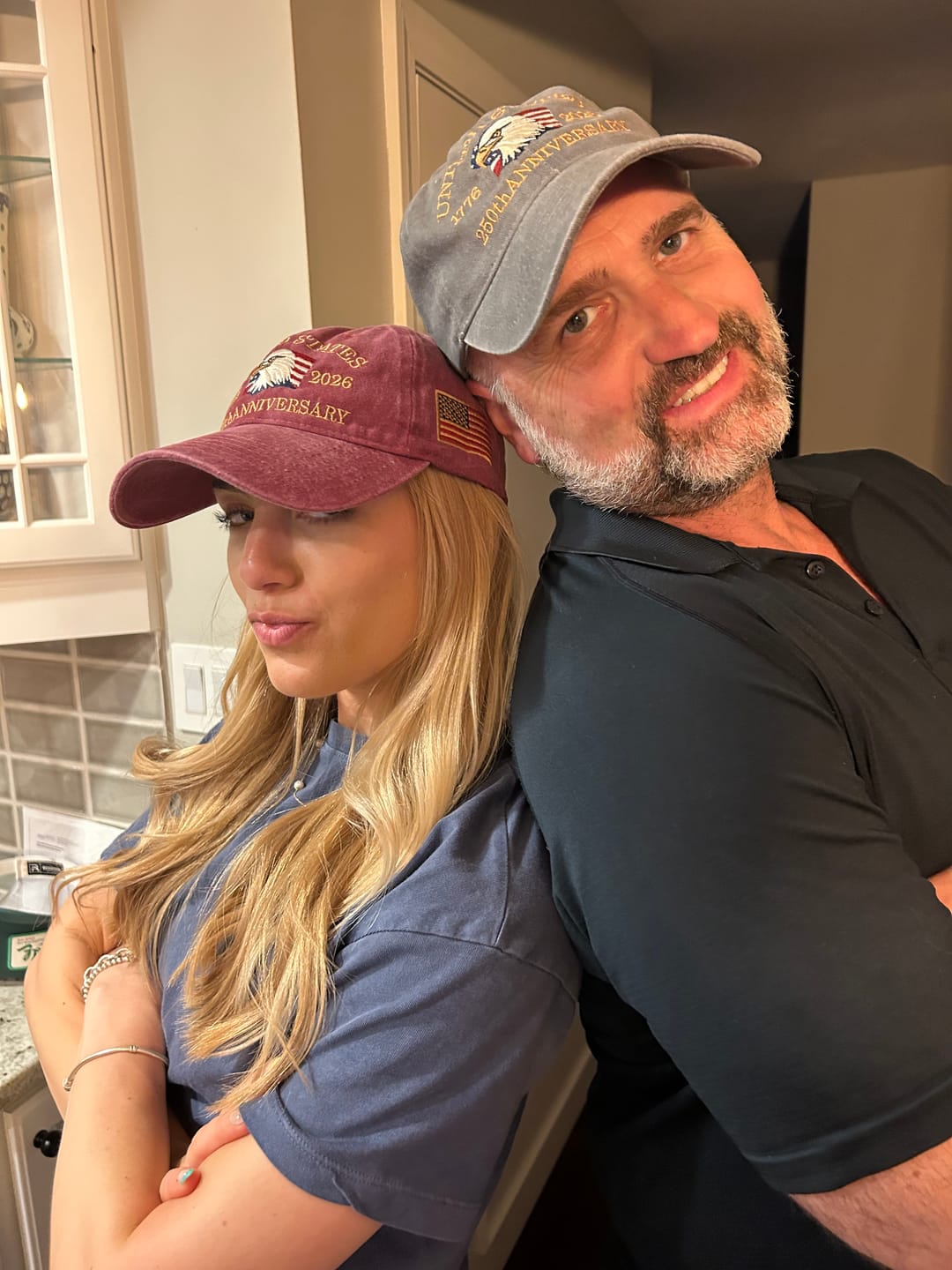 Customer photo review of Exclusive USA 250th Anniversary Eagle Cap (1776–2026) —  Embroidered