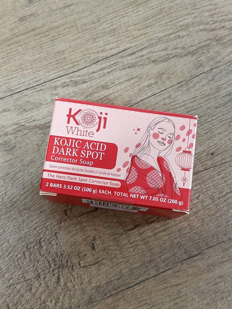 Customer photo review of Dark Spot Corrector Soap 2-Bars