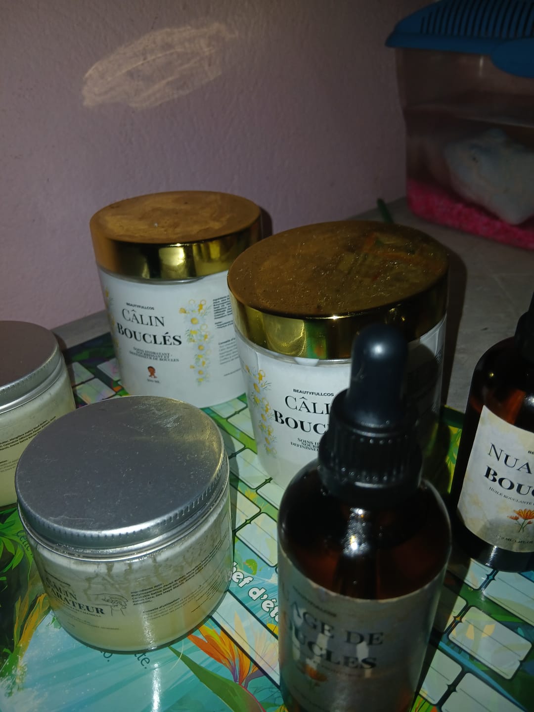 Customer photo review of Crème capillaire CÂLIN BOUCLÉS