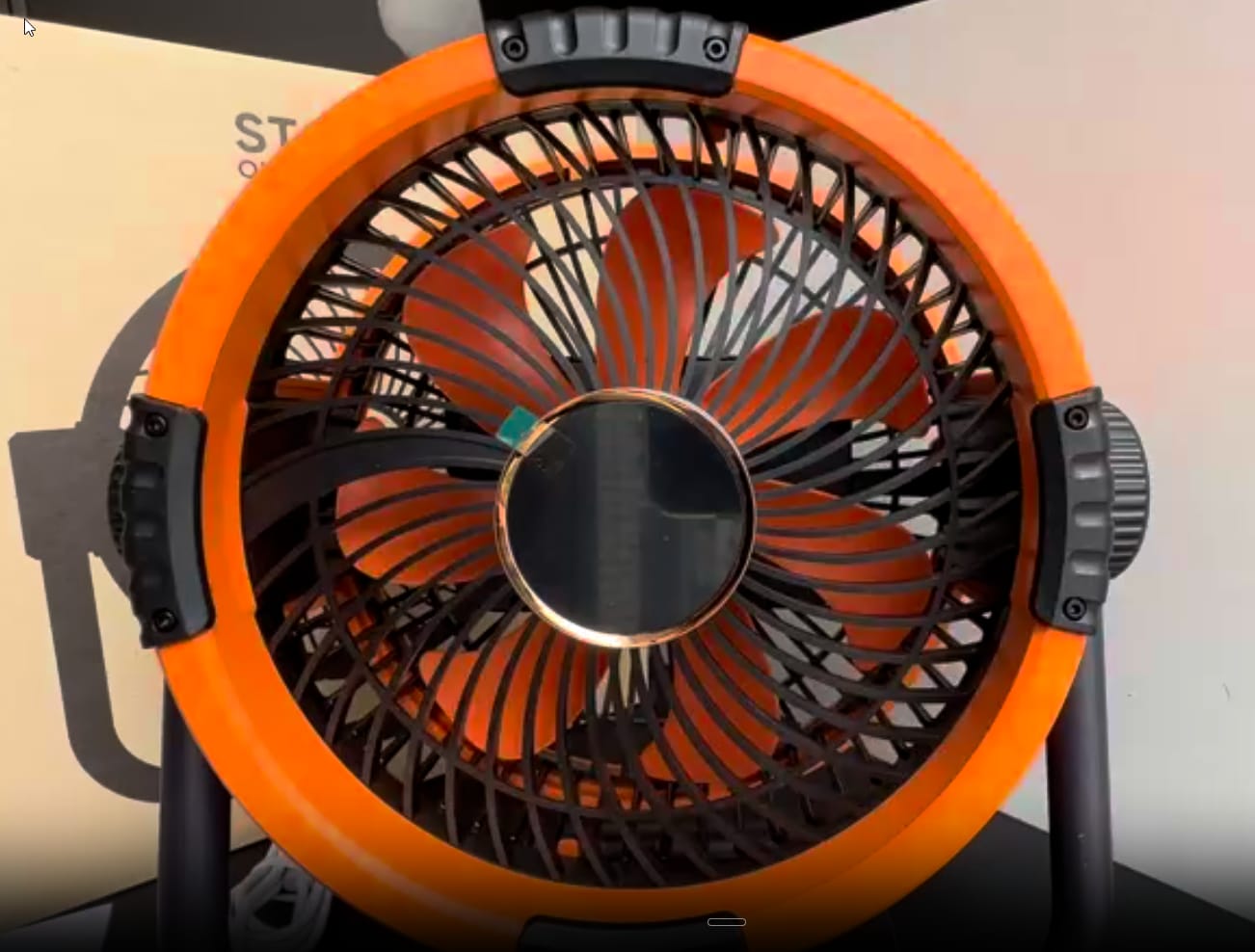 Customer photo review of Camping Ventilator met 20000mAh Accu, LED Licht & Afstandsbediening – WindMate