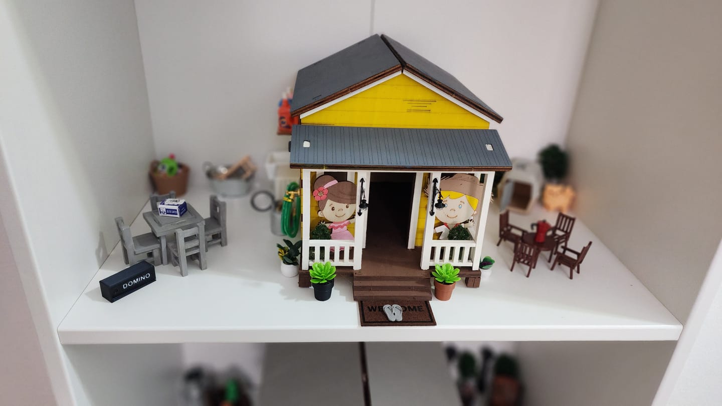 Customer photo review of La Casita de Campo - Modelo Alegría | Manualidad con Pinturas